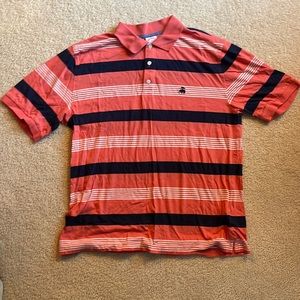 Brooks Brothers Salmon Navy Polo